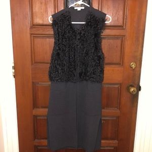 Duffy Dark Grey Sleeveless Long Sweater